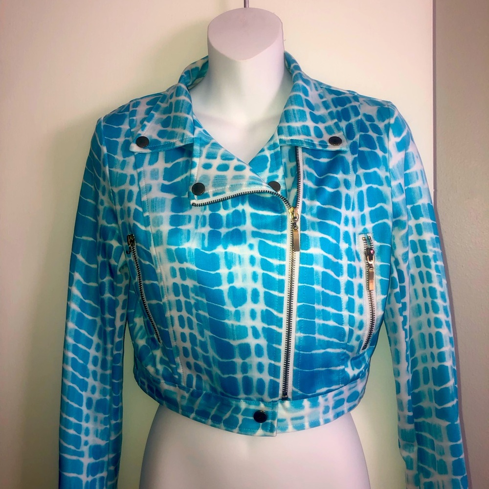 Tye-Dye Motorcycle Jacket S